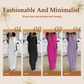 👗 50% RABATT! 💃 Lång Sommarklänning för Damer – Ledig Stil, Lös Passform, Enfärgad & Korta Ärmar För En Avslappnad Look ☀️
