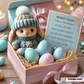 💖Påskpromotion🔥Handgjord Mini Bunny Hug Söt påskpresent🐇🎁