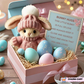 💖Påskpromotion🔥Handgjord Mini Bunny Hug Söt påskpresent🐇🎁