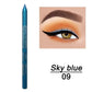 14-delars Vattenfast Gel-Eyeliner Set - Metallisk & Pärlemorskimrande Finish - Långvarig Smetfri Formula