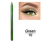 14-delars Vattenfast Gel-Eyeliner Set - Metallisk & Pärlemorskimrande Finish - Långvarig Smetfri Formula