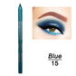 14-delars Vattenfast Gel-Eyeliner Set - Metallisk & Pärlemorskimrande Finish - Långvarig Smetfri Formula