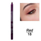 14-delars Vattenfast Gel-Eyeliner Set - Metallisk & Pärlemorskimrande Finish - Långvarig Smetfri Formula