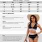 💃Semesterrea 49% OFF💃Magkontroll Färgblock Bikini Set