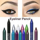 14-delars Vattenfast Gel-Eyeliner Set - Metallisk & Pärlemorskimrande Finish - Långvarig Smetfri Formula