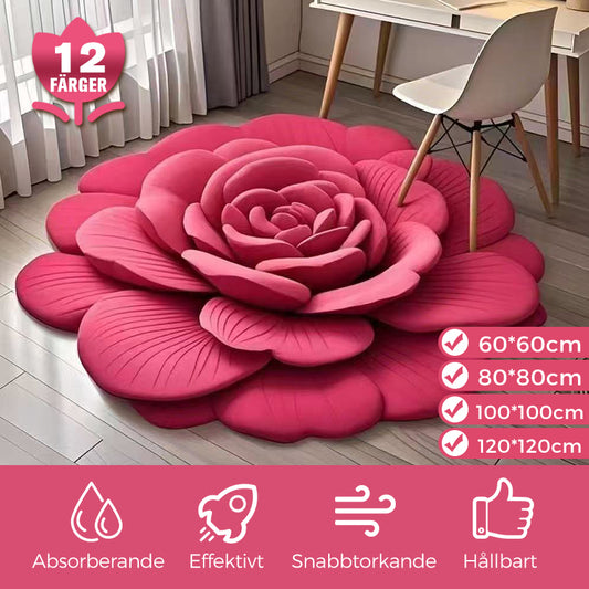 🏠2025 New Product🔥Blommig Plysch och Diatomit Golvmatta