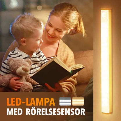🔋Köp 3 få 1 gratis✨Uppladdningsbara LED-lampor utan stans - Smart Sensor med Magnetfäste för Automatisk Tändning i Mörker 🧲💡