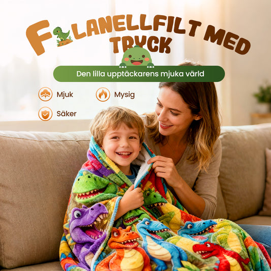 🔥Konstnärlig tryckt flanellpläd