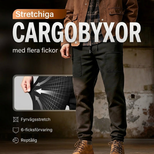🔥HET FÖRSÄLJNING 51% RABATT🥰 MultiPants - slitstarka cargobyxor med hög stretch och flera fickor