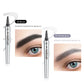 3D Vattentät Microblading Ögonbrynspenna - 4-Spets Design - Långvarig 36 Timmar