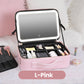 🌸 65% RABATT på utvalda produkter🌸 LED-sminkväska med spegel – allt-i-ett för smink, resa & touch-ups, perfekt present 🎁