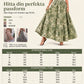 👗 50% RABATT NU! 🌸 Kvinnors V-ringad Blommönstrad Smockad Maxiklänning – Smockad Midja, Andningsbar & Mångsidig Längd ✨