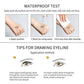 14-delars Vattenfast Gel-Eyeliner Set - Metallisk & Pärlemorskimrande Finish - Långvarig Smetfri Formula