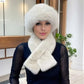 🧣50% RABATT❄️Fluffig Pälskeps + Halsduk – Supervarm, Mjuk & Komplett Vinterset 🎁