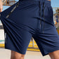 🔥50% RABATT NU!🔥  Herrars elastiska sommarshorts – Andningsbara, dragkedjefickor & stretchig passform – Perfekta för sport, resa eller varma dagar – bekväma och praktiska ☀️
