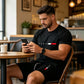 ✨Sommarerbjudande: 50 % RABATT!👕2-delat set med tryckt topp och shorts för herrar