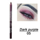 14-delars Vattenfast Gel-Eyeliner Set - Metallisk & Pärlemorskimrande Finish - Långvarig Smetfri Formula