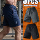 🔥50% RABATT NU!🔥  Herrars elastiska sommarshorts – Andningsbara, dragkedjefickor & stretchig passform – Perfekta för sport, resa eller varma dagar – bekväma och praktiska ☀️