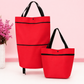 🧳 2‑i‑1 Hopfällbar Shoppingvagn – Stor Kapacitet & Slitstarkt Oxford-tyg – Perfekt för Matbutik, Marknad, Camping & Resor 🌿