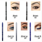 14-delars Vattenfast Gel-Eyeliner Set - Metallisk & Pärlemorskimrande Finish - Långvarig Smetfri Formula