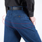🔥Säsongskampanj 50% OFF🔥Jeans med hög midja och rak skärning för män
