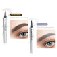 3D Vattentät Microblading Ögonbrynspenna - 4-Spets Design - Långvarig 36 Timmar