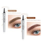 3D Vattentät Microblading Ögonbrynspenna - 4-Spets Design - Långvarig 36 Timmar