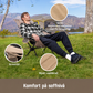 🪑 Campingstol, bärbar och lätt, bekväm, hopfällbar gungstol med bärväska för camping, vandring, uteplatsen, fiske, maxbelastning upp till 113 kg, campingstol, hopfällbar stol