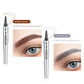 3D Vattentät Microblading Ögonbrynspenna - 4-Spets Design - Långvarig 36 Timmar