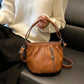 ⏰Endast nu 50% rabatt!👜Avslappnad veckad väska i mjukt läder – Praktisk bucket-väska med stil💼Lätt, slitstark och perfekt för vardagsbruk!🌟