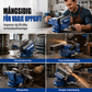 🔧 50 % RABATT NU! 🗜️ Skruvstycke med bred öppning – 80 kN klämkraft, 360° sväng & 90° tilt – perfekt för professionellt metallarbete 🔩