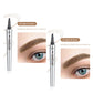 3D Vattentät Microblading Ögonbrynspenna - 4-Spets Design - Långvarig 36 Timmar
