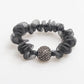 ✨Eleganta rhinestone mesh hårband