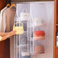 👜50% RABATT!✨HÄNGANDE FÖRVARINGSVÄSKA🏠6 Transparenta Fickor med Dammskydd, Vändbar Design för Optimal Organisation, Lättviktsdesign för Garderob👛