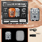 🔥Mini Transparent Body Dual Head Magnetisk Elektrisk Rakapparat