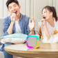 🔥🎁 Nyhet 50 % RABATT! 🎼 Mini karaoke-enhet för barn med trådlösa mikrofoner – rolig present till pappa på Fars dag! 🎶👨‍👧‍👦