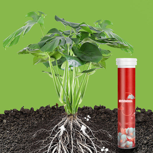 🌿 KÖP 2 FÅ 3! ✨ Allsidig Gödselmedel i Tablettform med Långsam Frisättning - Näringsrik Formel för Blommor, Grönsaker och Kruksväxter 🌱🌸
