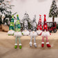 🎅Fira jul💯Ansiktslös jultomte docka ljus hängande prydnad
