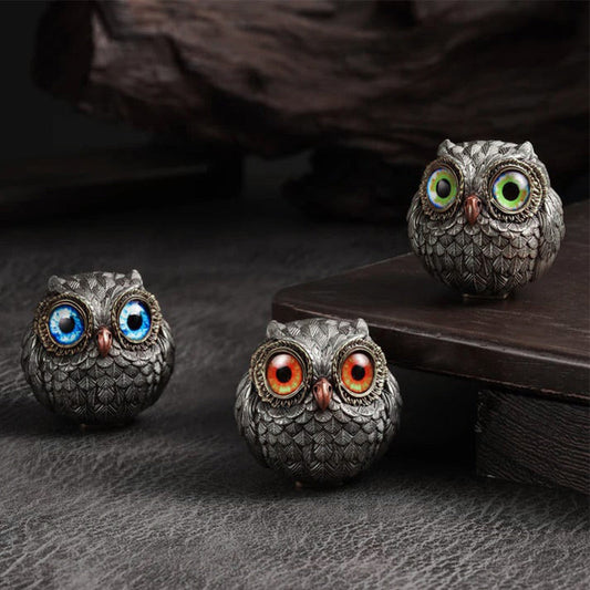 🦉Lucky Owl Guardian - Den vise väktaren av filt