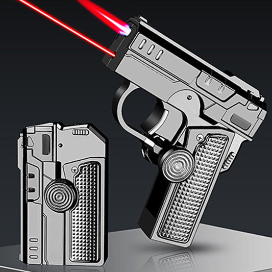 🔥50% RABATT JULREA!✨Multifunktionell Hopfällbar Vindskyddad Tändare🏕️Återfyllningsbar med Integrerat Säkerhetslås för Äventyr Utomhus💨