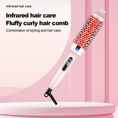 💇‍♀️ 50% RABATT! 🔥 Infraröd Termisk Hårborste – Minskar Frizz, Lägger Till Glans & Ger Slätt, Stylat Hår Utan Skador ✨
