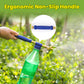 Dubbelmunstycksspruta i koppar
