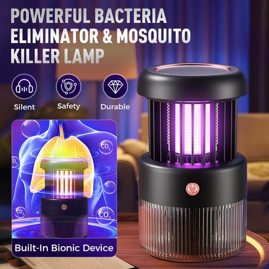 Kraftfull mygg- och bakteriedödande lampa