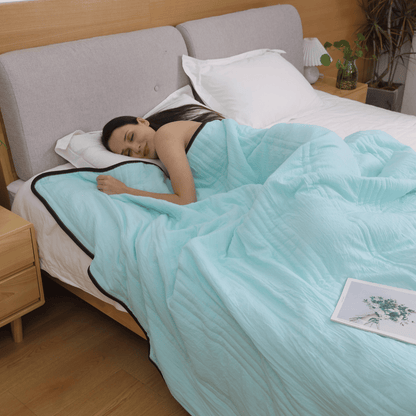 🛌💤Hemligheten till En Fridfull Sömn på Sommaren - Kylig och Lugnande Isfilt