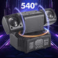 3-i-1 Roterande LED-scenlampa