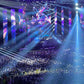 3-i-1 Roterande LED-scenlampa