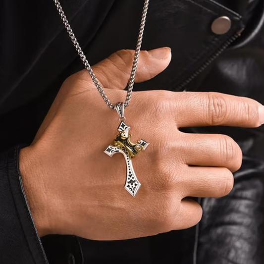 ✝️Vintage kronkorshalsband