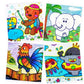 🎨 50% RABATT NU!✨ 6-i-1 Kreativt Konstset🧑‍🎨Innehåller Målarverktyg & 12 Färger för Barns Utveckling och Fantasi 🌟