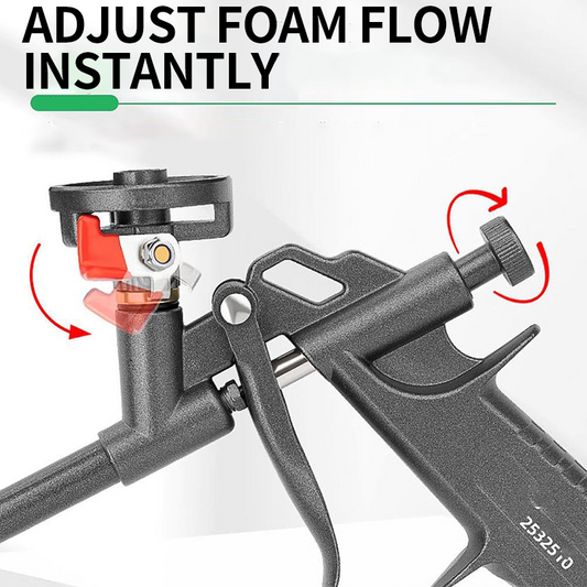 Skumpistol för sprayfoam med förlängd räckvidd
