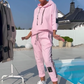 🎊2025 Nya produkter👗Huvtröja och joggingbyxor för damer 2-delat casual set